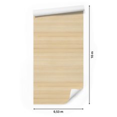 Tapeta Flizelinowa Jasny DREWNIANY WZÓR Do Biura 53x1000  - Miniaturka zdjęcia nr 2