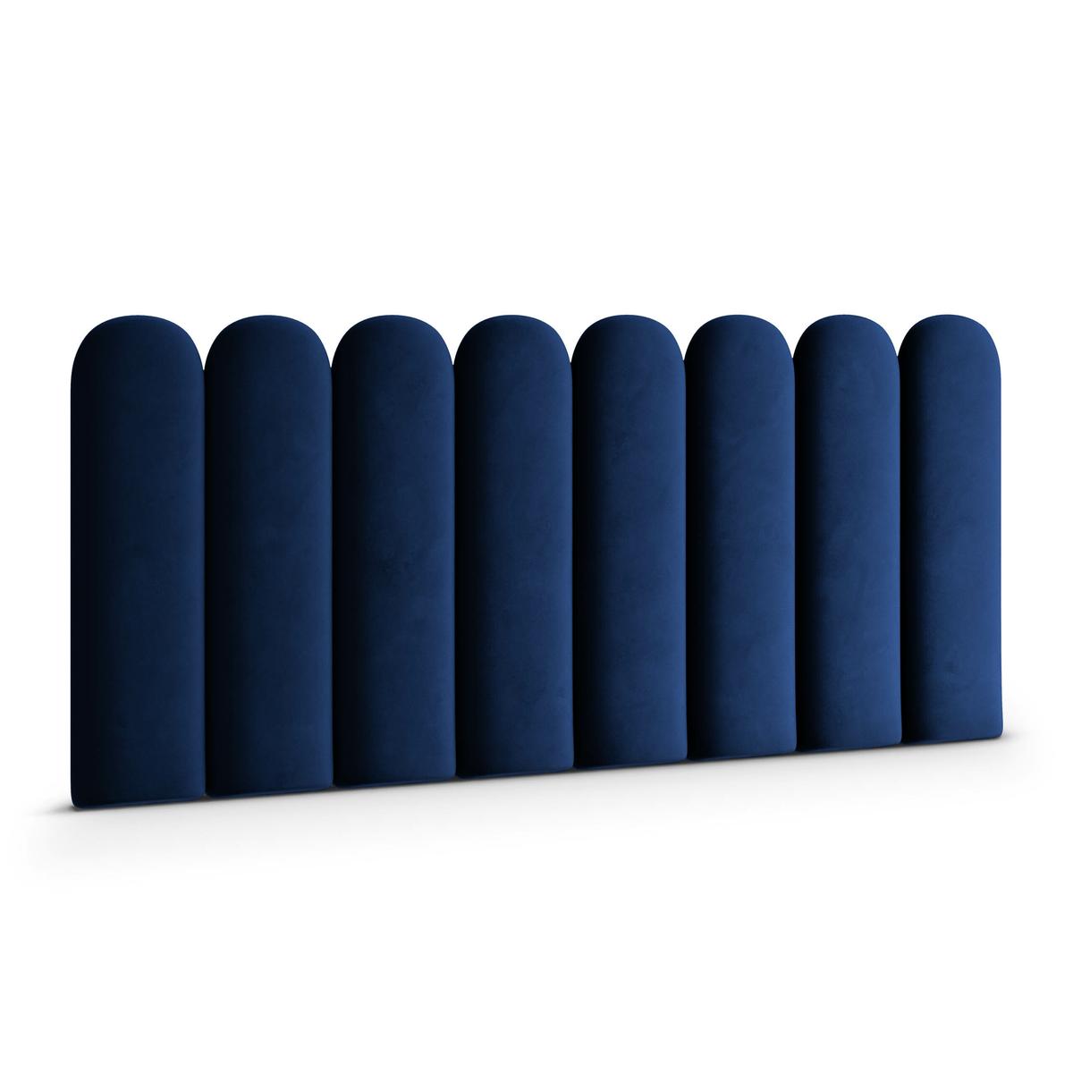 Panele tapicerowane 30x80 cm na ścianę płotek granatowy magic velvet