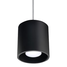 Lampa wisząca ORBIS 1 czarny 110x10x10cm nowoczesna G10 do salonu - Miniaturka zdjęcia nr 1