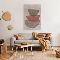 Obraz Do Sypialni Styl Boho Abstrakcja Minimalizm 80x120cm - Miniaturka zdjęcia nr 3