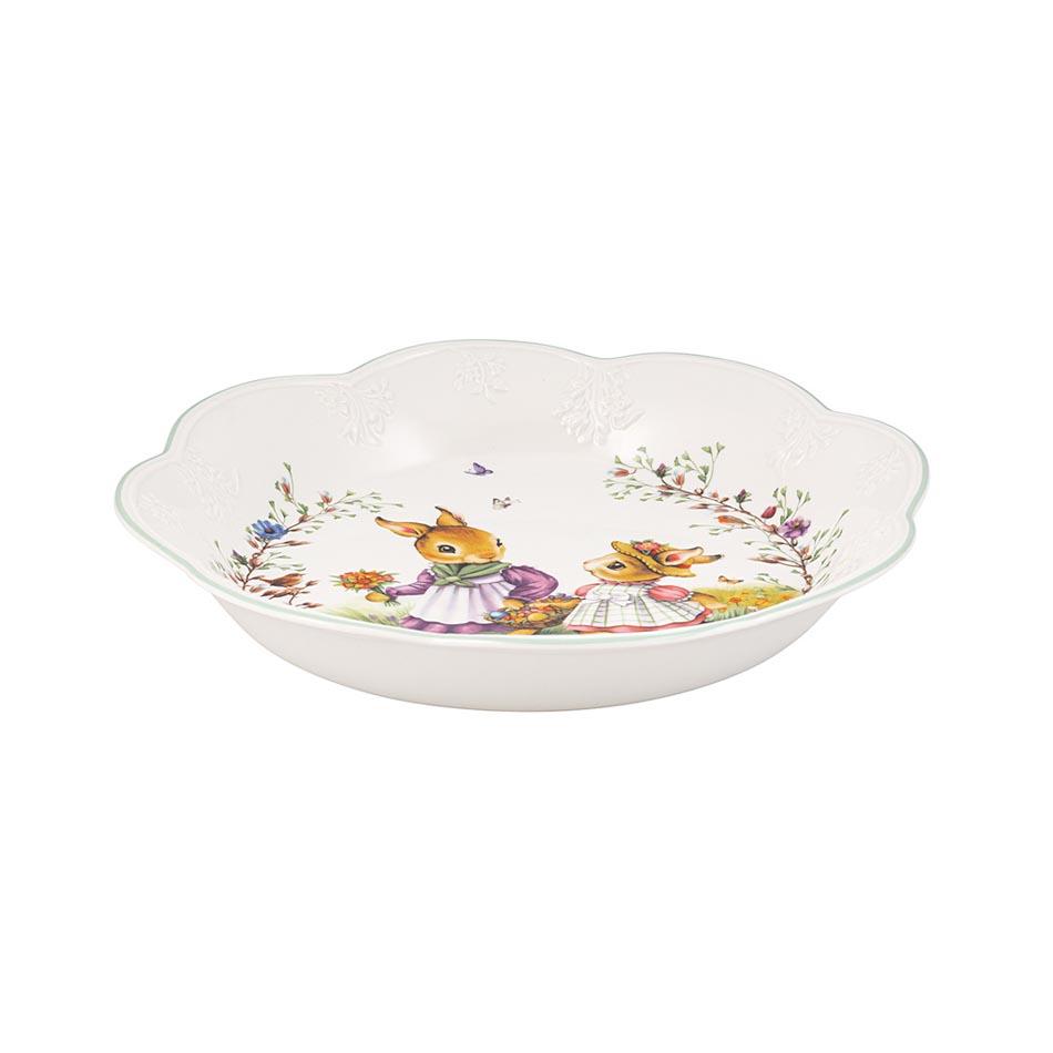 Miska 660 ml 30 cm kwiecista łąka L Spring Fantasy Villeroy & Boch biała  do jadalni nr. 2