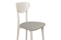 Krzesło drewniane ELVA 85x47x40 cm drewniane bukowe do jadalni kaszmir - Miniaturka zdjęcia nr 2
