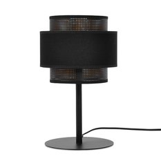 Lampka nocna K-5286 AMOS 20x34x20 cm do salonu lub pokoju czarny/złoty