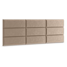 Panele tapicerowane 60x20 cm na ścianę prostokąt beżowy - Miniaturka zdjęcia nr 3