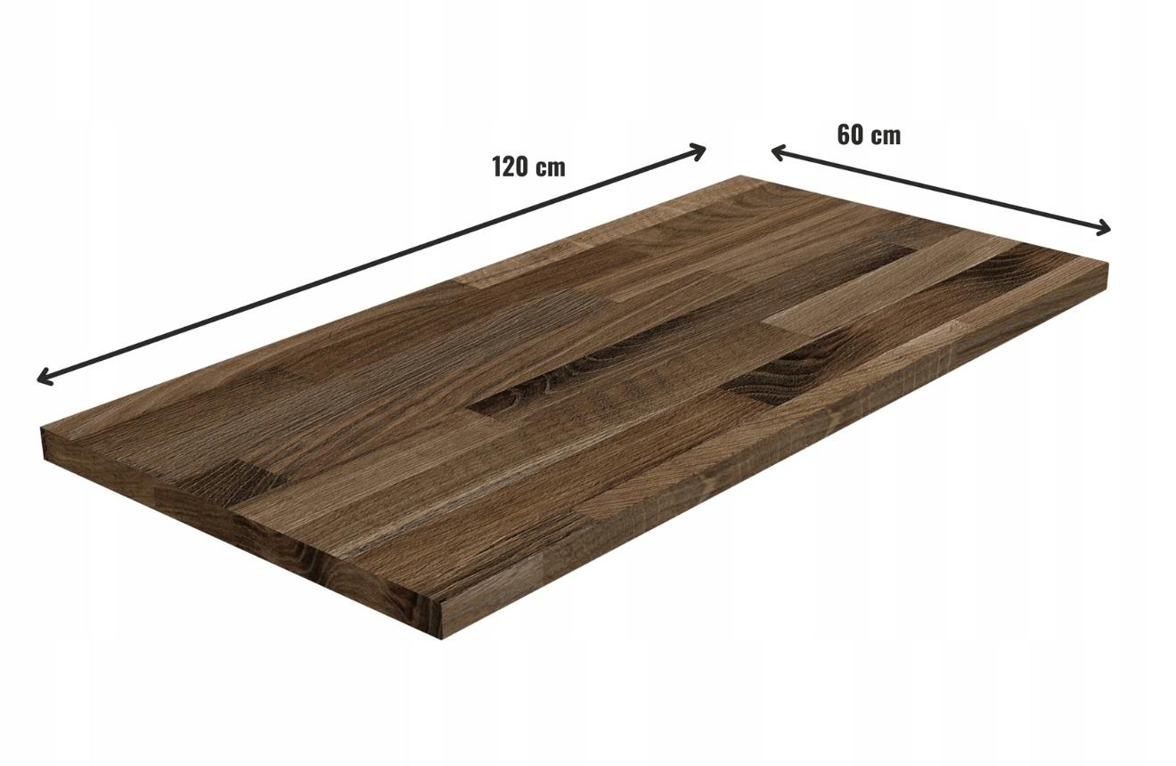 Blat kuchenny 120x60 cm dąb porterhouse ciemny laminowany grubość 3,8 cm do kuchni nr. 2