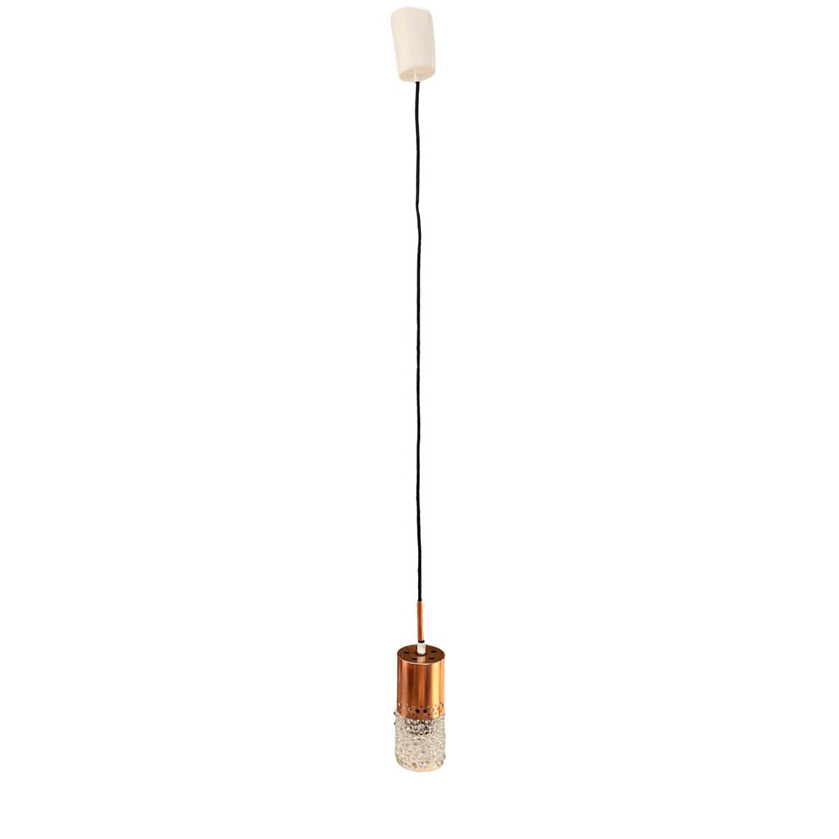 Lampa wisząca proj. F. Perceny, VEB Narva Leuchten, Niemcy, lata 70. nr. 1