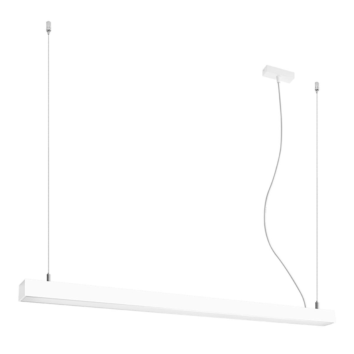 Lampa wisząca PINNE 117 biała 3000K 150x6x118cm nowoczesna LED do salonu nr. 1