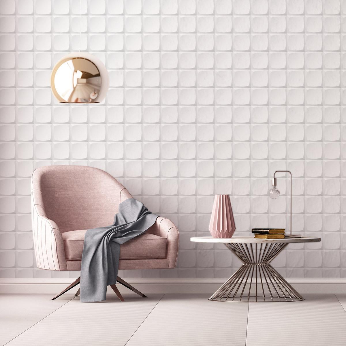 Tapeta geometryczna 3D, optyczna, do salonu, biura  nr. 4
