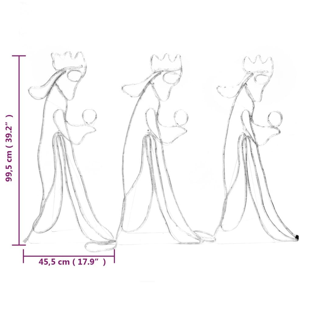 vidaXL Świąteczna dekoracja świetlna Trzej Królowie, 504 LED nr. 6