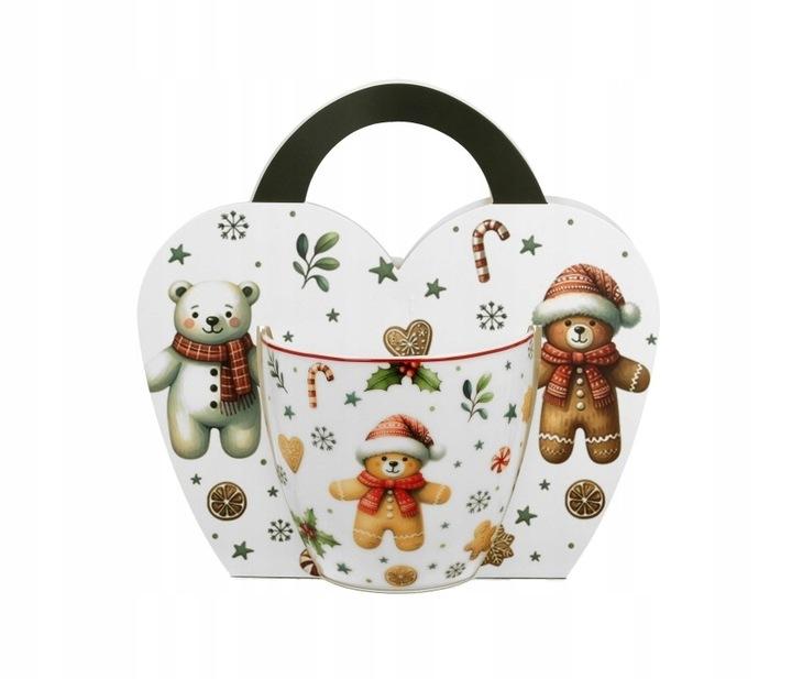 Kubek 460 ml świąteczny w koszyczku Christmas Cuties do jadalni nr. 3