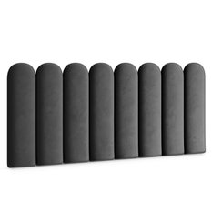 Panele tapicerowane 30x100 cm na ścianę płotek szary - Miniaturka zdjęcia nr 1