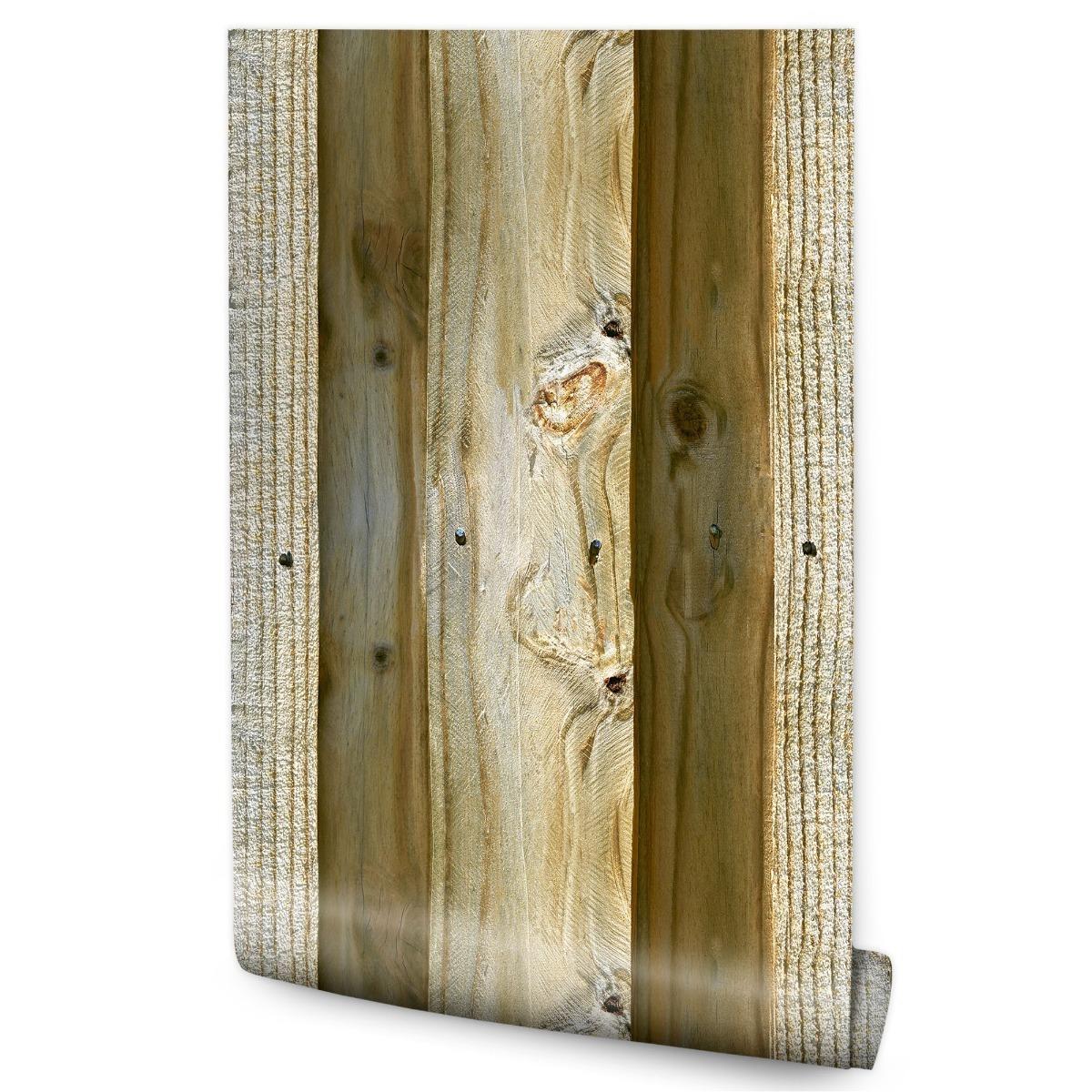 Tapeta Realistyczne DESKI Drewniany Wzór Efekt 3D 53x1000 