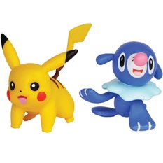 POKEMON BATTLE FIGURE PACK 2-PAK ORYGINALNE FIGURKI PIKACHU + POPPLIO - Miniaturka zdjęcia nr 2