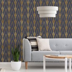 Tapeta nowoczesny wzór geometryczny, dekoracja ekskluzywna - Miniaturka zdjęcia nr 4