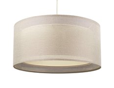 Lampa wisząca DUO 50cm LEN LIGHT beżowa do salonu  - Miniaturka zdjęcia nr 2