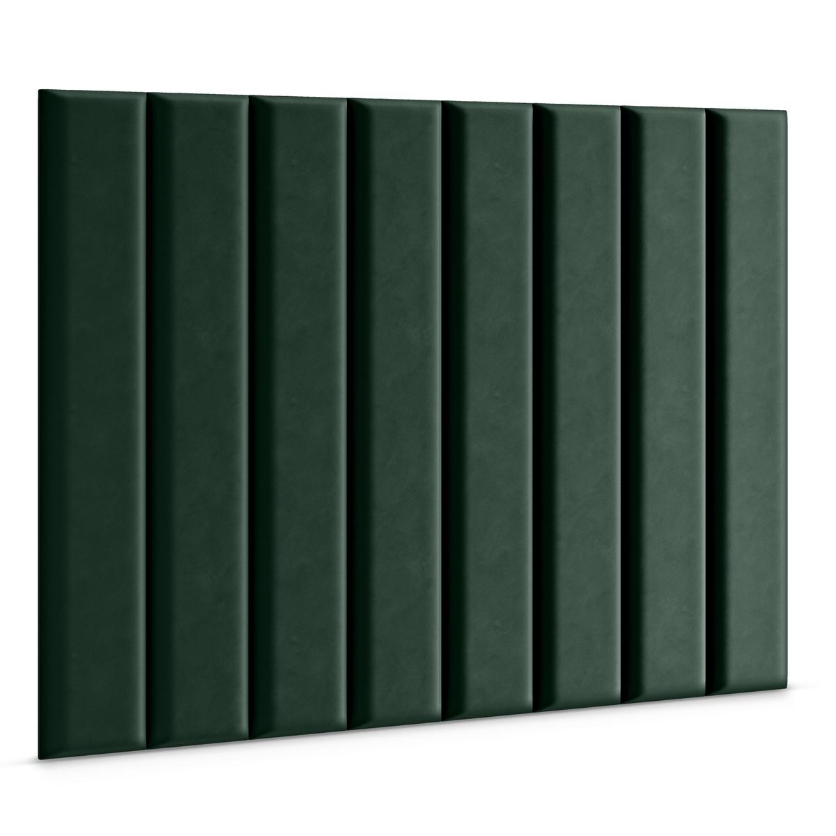 Panele tapicerowane 100x20 na ścianę wezgłowie butelkowa zieleń nr. 3