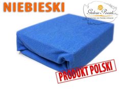 Prześcieradło frotte 180x200cm NIEBIESKI - Miniaturka zdjęcia nr 2