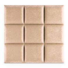 Panele tapicerowane 50x50 na ścianę magic velvet beżowy - Miniaturka zdjęcia nr 4
