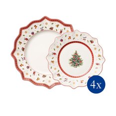 Zestaw świątecznych talerzy dla 4 osób 8 el. Toy's Delight Villeroy & Boch do jadalni - Miniaturka zdjęcia nr 1