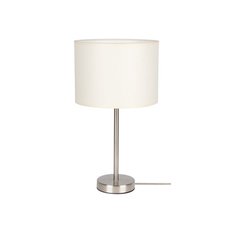 Lampa stołowa TAMA E27 Max.40W klasyczna biało-kremowa do pokoju