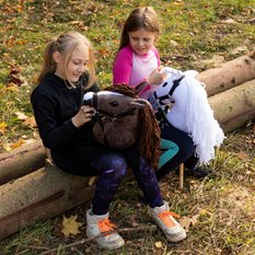 Hobby horse zabawka dla dziewczynki konik kiju A3 - Miniaturka zdjęcia nr 14