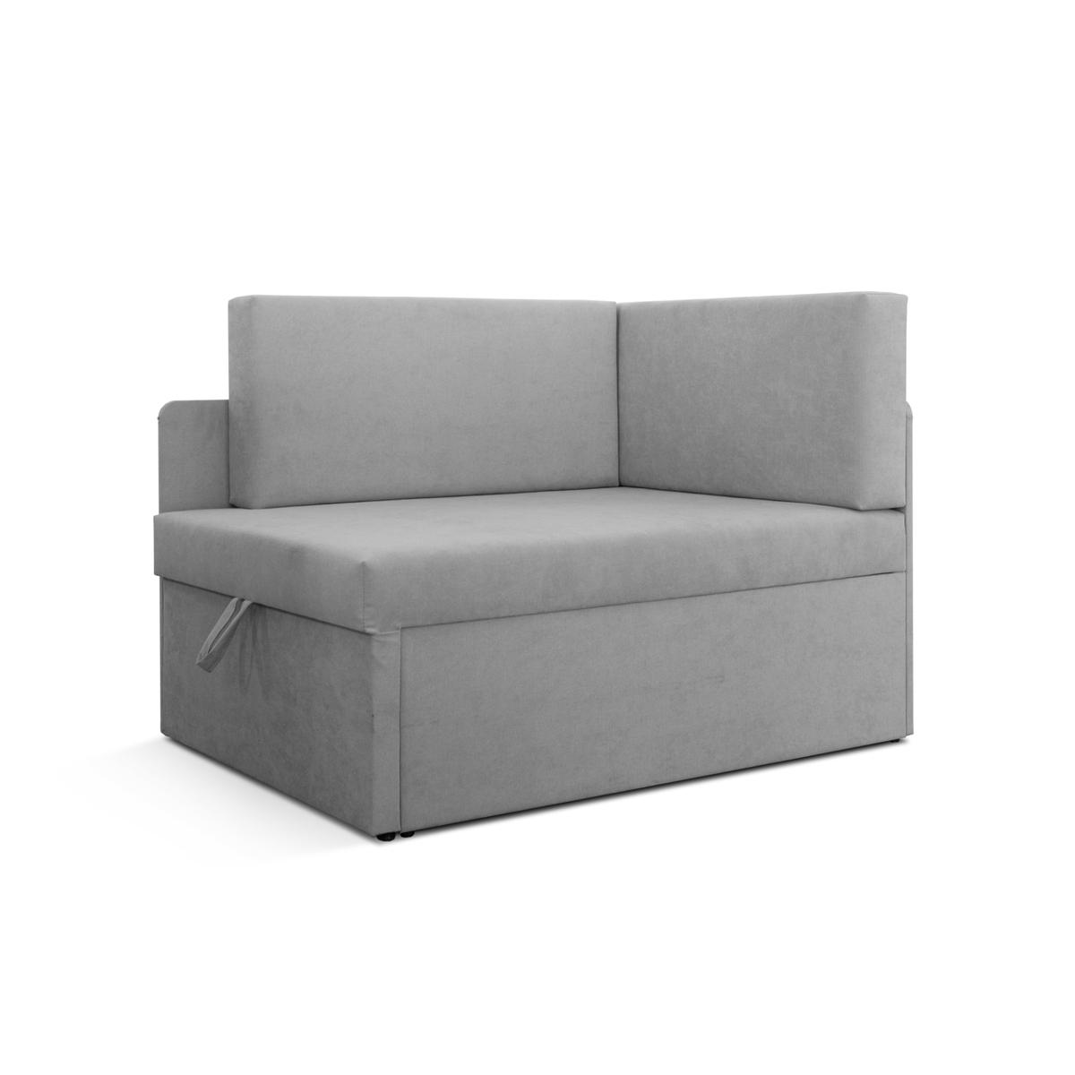 Sofa rozkładana dziecięca Viluś 108x81x78 cm narożnik jednoosobowy do pokoju z funkcją spania i przechowywania dla dzieci szary nr. 14