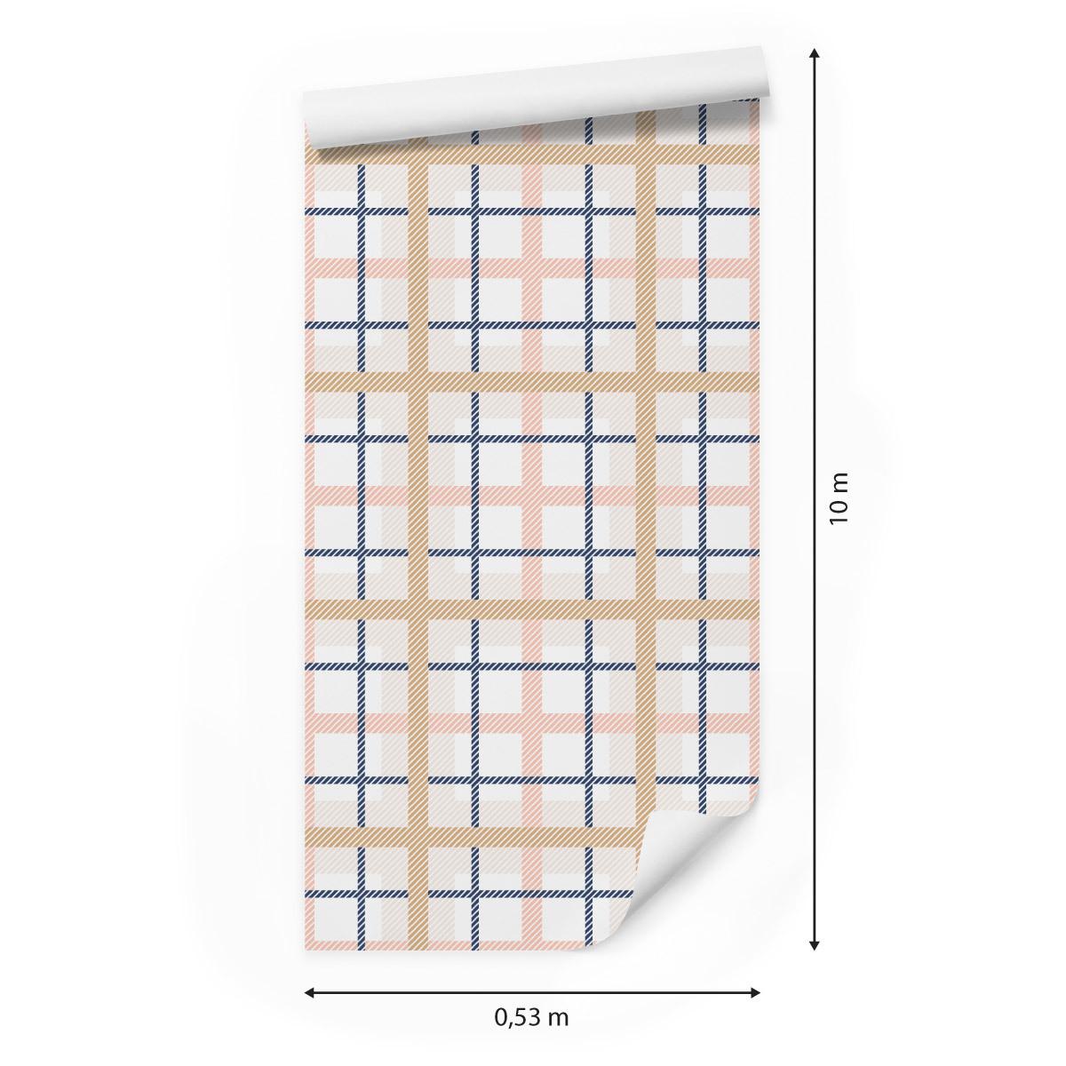 Tapeta 3d w kratę optyczna geometryczna, sypialnia  nr. 2