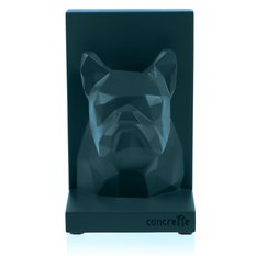 Podpórka do książek Bulldog Low-Poly Dark Turquoise Poli - Miniaturka zdjęcia nr 4