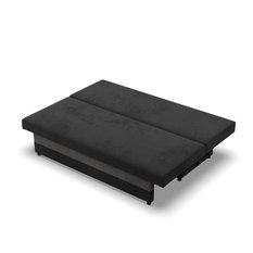 Kanapa 3-osobowa NOLA 191x92x91 cm wygodna sofa rozkładana z pojemnikiem do pokoju do salonu czarna szara - Miniaturka zdjęcia nr 3