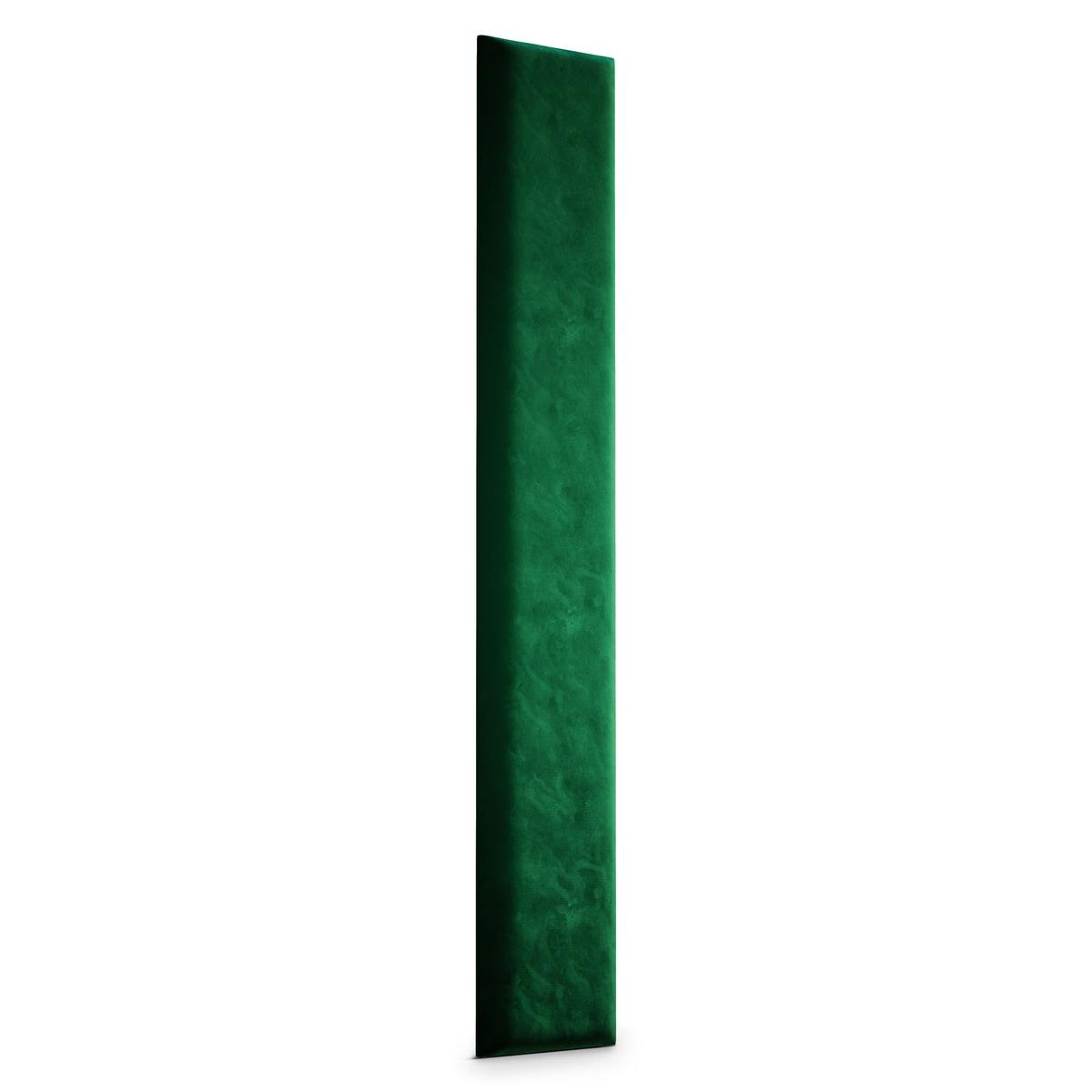 Panele tapicerowane 100x20 na ścianę magic velvet butelkowa zieleń