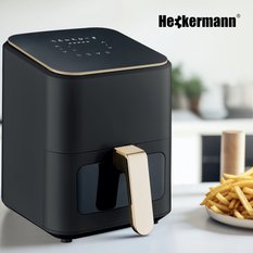 Frytkownica beztłuszczowa Air Fryer 4L Heckermann® RA510D Złota - Miniaturka zdjęcia nr 4