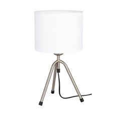Lampa stołowa TAMI 1xE27 Max.60W 3.0 biała klasyczna do pokoju