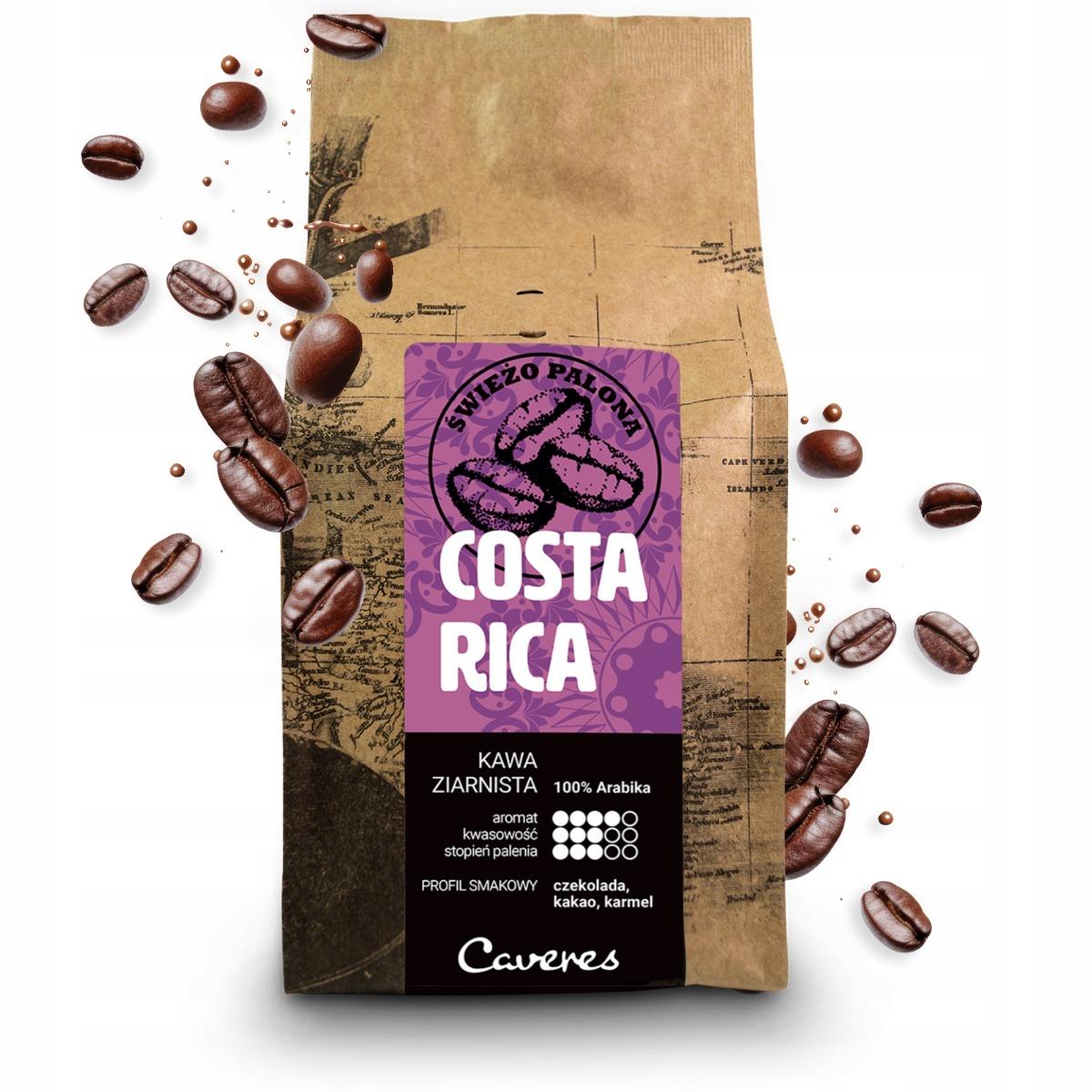 Caveres COSTA RICA Kawa ziarnista 1kg