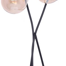 Lampa podłogowa K-5129 FLORO 30x155x30 cm do salonu lub pokoju bursztynowy/czarny - Miniaturka zdjęcia nr 5