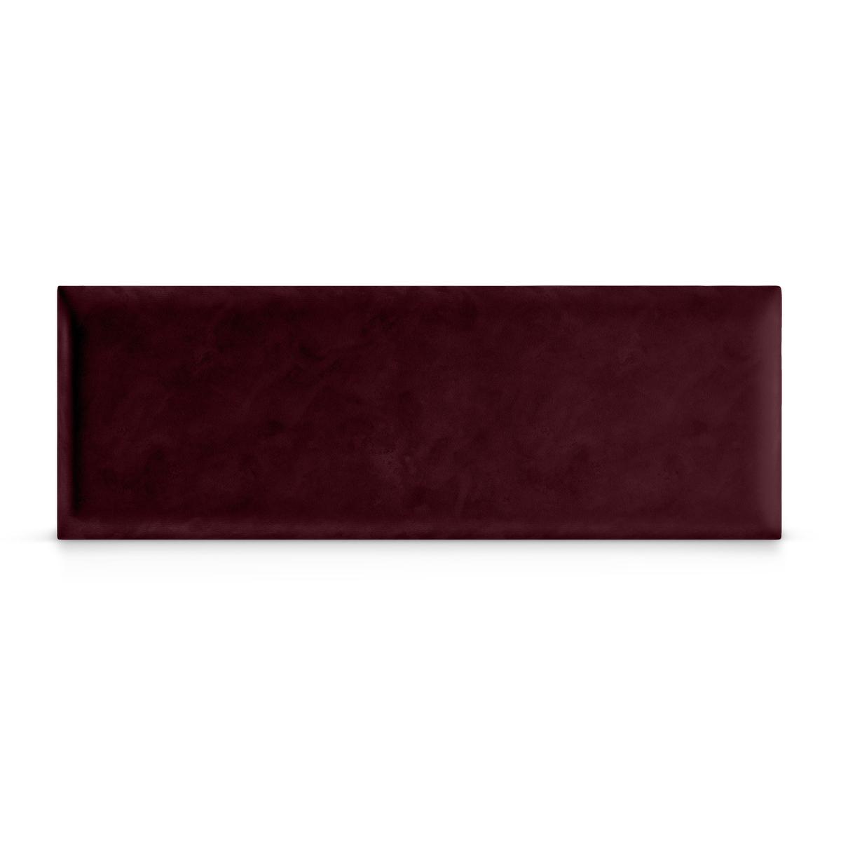 Panele tapicerowane 60x20 cm na ścianę prostokąt bordowy nr. 2