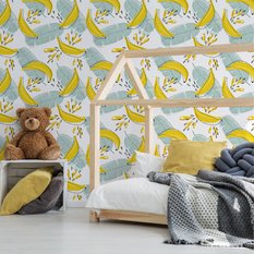 Tapeta, Banany i Egzotyczne Liście, Dekoracja Nowoczesna - Miniaturka zdjęcia nr 5