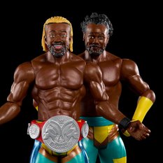 Ruchome figurki xavier woods kofi kingston wwe championship showdown 2-pak dla dziecka - Miniaturka zdjęcia nr 5