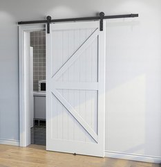 System do drzwi przesuwnych 2 m w stylu loft zestaw Barn Door - Miniaturka zdjęcia nr 4