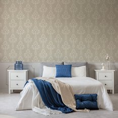 Tapeta Do Sypialni Beżowe ORNAMENTY Modne Wzory  - Miniaturka zdjęcia nr 3