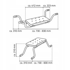 RIDDER Assistent Sid siedzisko do wanny, stopień - Miniaturka zdjęcia nr 5