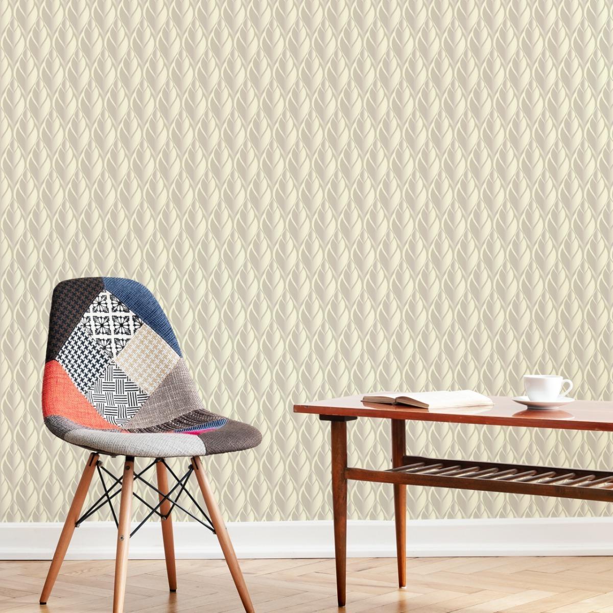 Tapeta Do Salonu Wzór GEOMETRYCZNY Ornamenty 3D  nr. 5