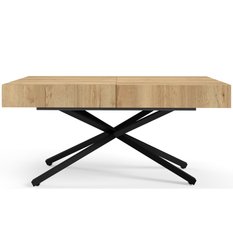 Stół 120x90x80 cm rozkładany Aurora X natural halifax oak do jadalni - Miniaturka zdjęcia nr 1