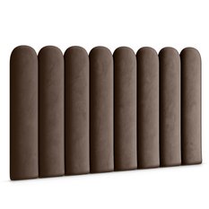 Panele tapicerowane 20x60 cm na ścianę płotek brązowy - Miniaturka zdjęcia nr 1