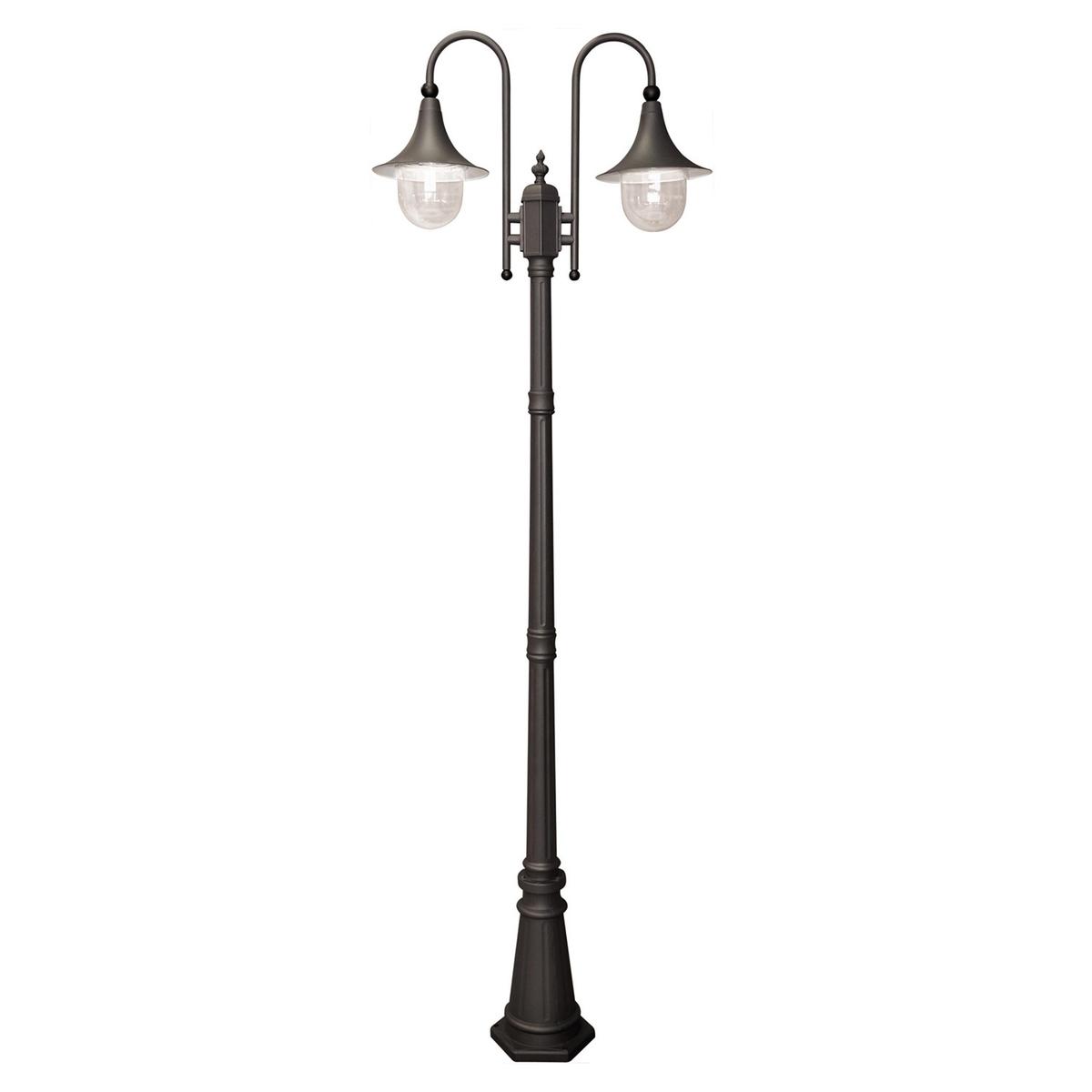 Lampa ogrodowa stojąca K-8132 BOSTON 78x237x27 cm do ogrodu czarny nr. 1