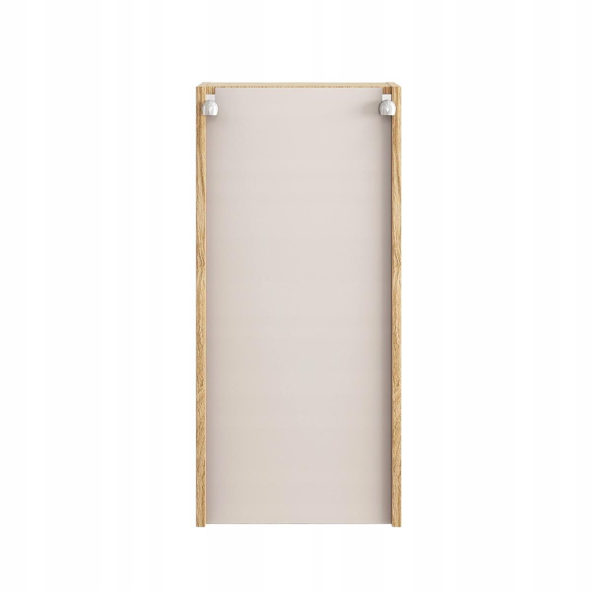 Słupek Łazienkowy 35 cm CZARNY Wiszący Drzwi FRONT MDF 3D LUXOR nr. 6