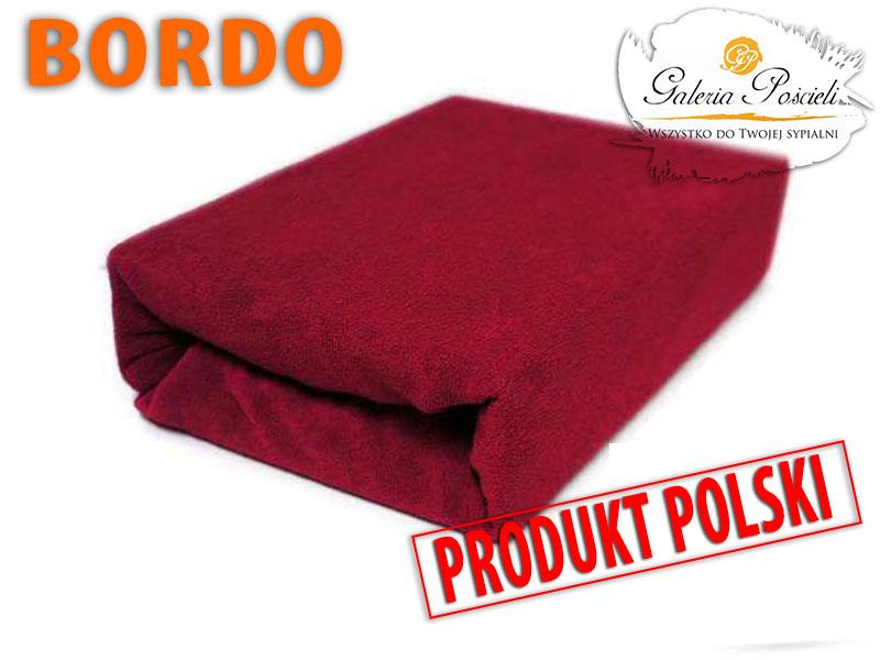 Prześcieradło frotte 200x220cm BORDO nr. 2