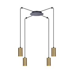 Lampa wisząca K-4892 VIGO 400x200x18 cm do salonu lub pokoju czarny/patyna - Miniaturka zdjęcia nr 1