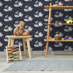 Tapeta Dla Dzieci Śpiące LISKI Liście Rolka 10m  - Miniaturka zdjęcia nr 3