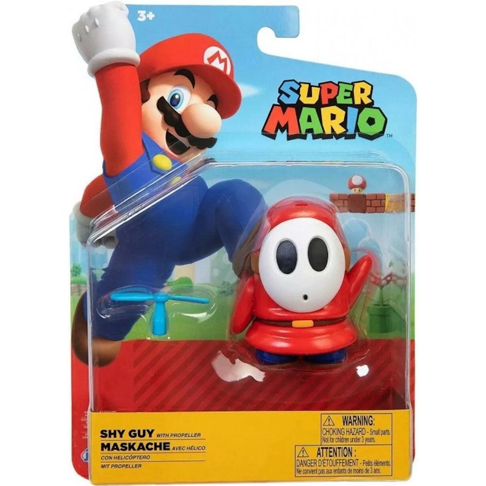 ORYGINALNA RUCHOMA FIGURKA SHY GUY + PROPELLER SUPER MARIO JAKKS PACIFIC 