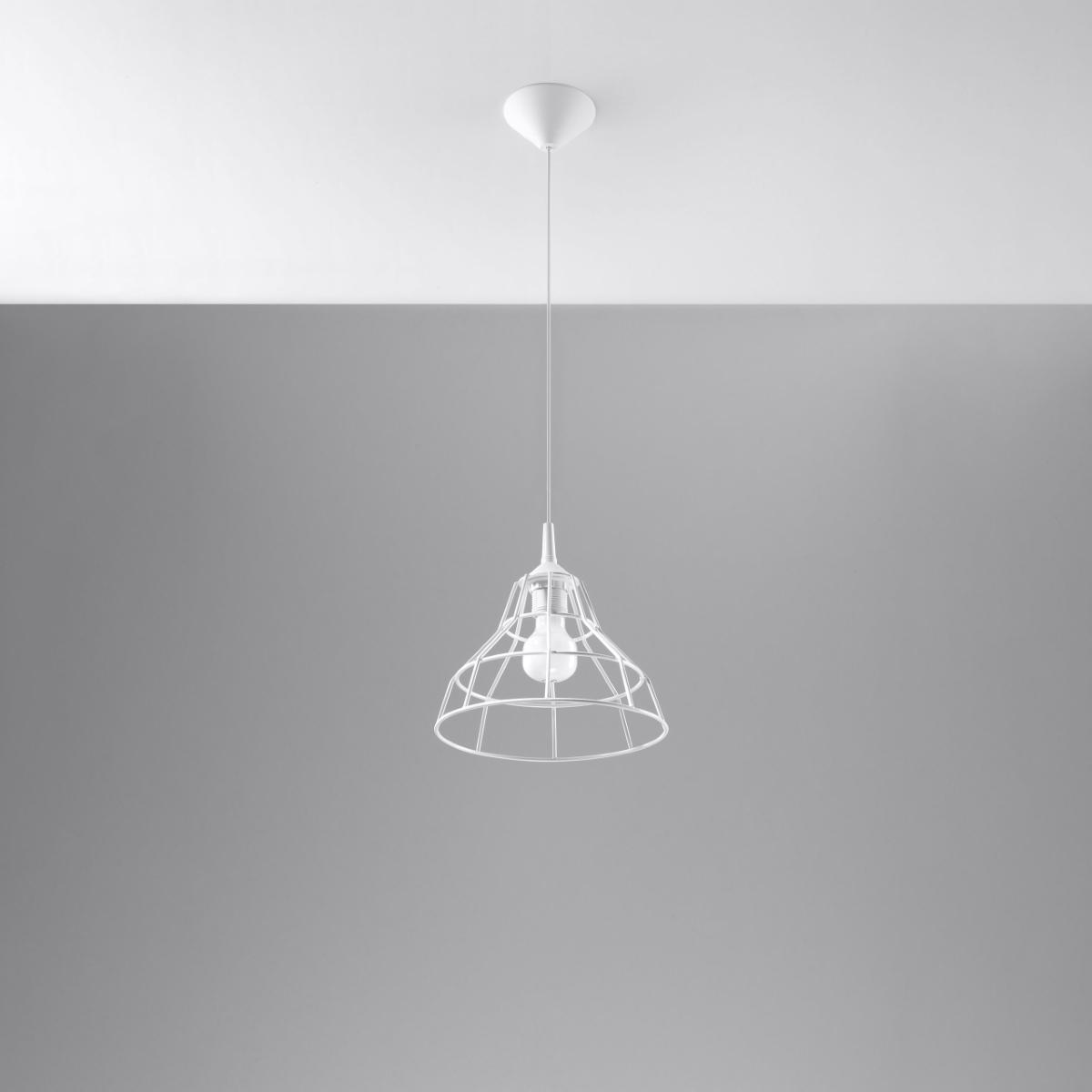 Lampa wisząca ANATA biała 95x25x25cm nowoczesna E27 do salonu nr. 2